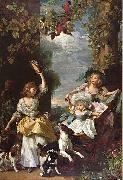 John Singleton Copley The Three Youngest Daughters of King George III France oil painting artist